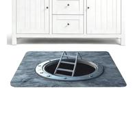 Rug with Hole - Realistic Floor Doormat, Illusion Design Without Floor, Non-Slip Decor Rug, Visual Room Accessory | Study, Terrace, Entryway, Kitchen, S