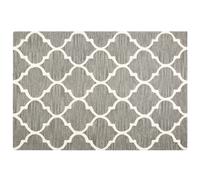 Rug YALOVA Grey 140 x 200 cm Wool