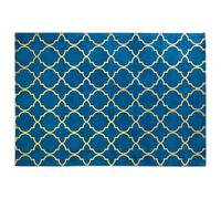 Rug YELKI Blue 160 x 230 cm Viscose