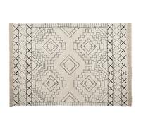 Rug ZEYNE Beige 160 x 230 cm Cotton