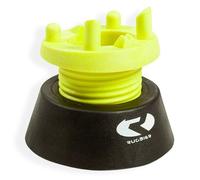 RUGBIER - Adjustable Rugby Tee - Rugby Ball Support - Kicking Tee for Training and Competition - Yellow/Black