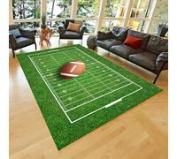 Rugby 3D Printing Large Carpet Living Room Area Carpet Soft Flannel Boy Room Gift Rug Cushion Rug 90 X 150 Cm - Polyester Soft Touch Easy Clean, Stain Resistant -668618604947