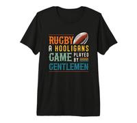 Rugby A Hooligans Game Played By Gentlemen Rugby Player Premium T-Shirt