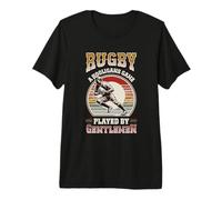 Rugby A Hooligans Game Played By Gentlemen Rugby Player Premium T-Shirt