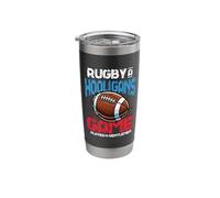 Rugby A Hooligans Game Played by Gentlemen Rugby Player Stainless Steel Insulated Tumbler