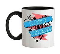 Rugby Aholic 11oz Ceramic Two Tone Mug