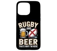 Rugby and Beer Thats Why Im Here English Flag Rugby Fans Try Case for iPhone 15 Pro Max