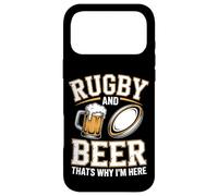 Rugby and Beer Thats Why Im Here Sports Fans Try Score Kick Case for iPhone 17 Pro Max