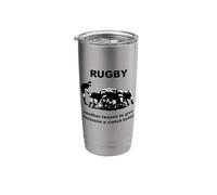 Rugby Another Reason to Give Someone A Cwtch Today Stainless Steel Insulated Tumbler