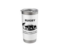 Rugby Another Reason to Give Someone A Cwtch Today Stainless Steel Insulated Tumbler