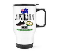 Rugby Australia Travel Mug Cup with Handle