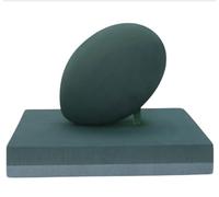 RUGBY BALL ON A PITCH 3D FLORAL FUNERAL FLORIST TRIBUTE MEMORIAL OASIS FOAM WREATH ideal for fresh and artificial flowers
