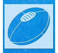 Rugby Ball Stencil, Mylar Airbrush Painting Wall Art Crafts