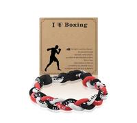 Rugby Basketball Soccer Boxing Volleyball Bracelet for Men Women Sport Themed Gifts for Dad Friend Daughter Son Sister Brother, S, no gemstone