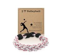 Rugby Basketball Soccer Boxing Volleyball Bracelet for Men Women Sport Themed Gifts for Dad Friend Daughter Son Sister Brother, S, no gemstone