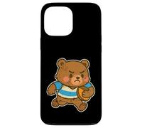 Rugby Bear Runner Cartoon Case for iPhone 13 Pro Max
