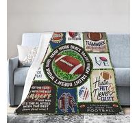 Rugby Blanket Cute Rugby Decor Animal Throw Blanket Rugby Gifts for Girls Boys Super Warm Soft Plush Lightweight Fleece Flannel Blanket Winter Couch Sofa Bedding Blanket 40"x50"