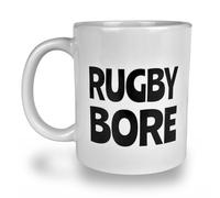 Rugby Bore Funny Rugby Mug - 11oz Ceramic Coffee Mug - Novelty Gift for Rugby Fans, Players & Talkative Rugby Lovers - UK Designed