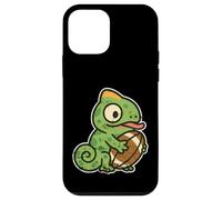 Rugby Chameleon With Ball Cartoon Case for iPhone 12 mini