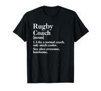 Rugby Coach Definition Funny Trainer Gift Present T-Shirt