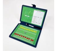 Rugby Coaching Board, Rugby Dry Erase Board for Coaches, with 2 Erasable Pens, Foldable Design, Easy to Carry, for Competition