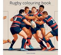 Rugby colouring book