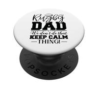 Rugby Dad We Don't Do That Keep Calm Thing Fan PopSockets Adhesive PopGrip
