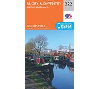 Rugby & Daventry Map | Southam & Lutterworth | Ordnance Survey | OS Explorer Map 222 | England | Walks | Hiking | Maps | Adventure