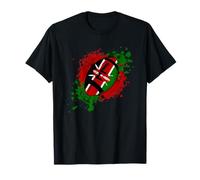 Rugby Enthusiast With Flag Of Kenya T-Shirt
