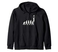 Rugby Evolution Silhouettes Zip Hoodie