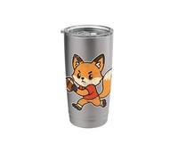 Rugby Fox Run Cartoon Play Stainless Steel Insulated Tumbler