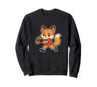 Rugby Fox Run Cartoon Play Sweatshirt