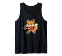 Rugby Fox Run Cartoon Play Tank Top