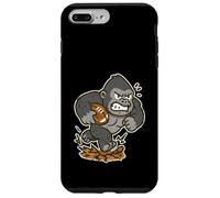 Rugby Gorilla Power Run Cartoon Case for iPhone 7 Plus/8 Plus