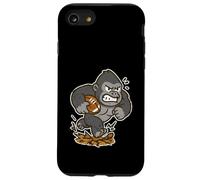 Rugby Gorilla Power Run Cartoon Case for iPhone SE (2020) / 7/8