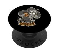 Rugby Gorilla Power Run Cartoon PopSockets Adhesive PopGrip