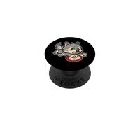 Rugby Husky Dive Cartoon PopSockets Adhesive PopGrip