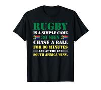 Rugby is A Simple Game South Africa Rugby T-Shirt