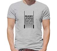Rugby League is Like Rugby Union - Mens T-Shirt - Ash - XL