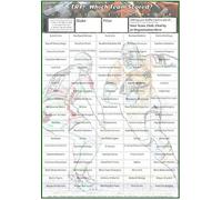 Rugby League Team Fundraising Scratch Card/Raffle/Draw Ticket `Try Scored` from 92p each A4 100 Square (12)