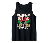 Rugby Lineout with The Wels hFlag Rise by Lifting Others Tank Top