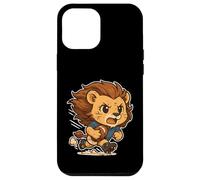 Rugby Lion Sprint Mascot Cartoon Case for iPhone 12 Pro Max