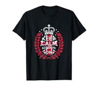 Rugby Mindset Keep Calm and Scrum On UK Flag T-Shirt