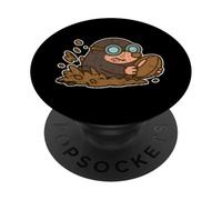 Rugby Mole Mud Cartoon PopSockets Adhesive PopGrip