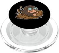 Rugby Mole Mud Cartoon PopSockets PopGrip for MagSafe