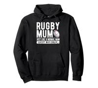 Rugby Mum Gift - Mama Rugby Player - Grandma Rugby Gift Pullover Hoodie