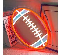 Rugby Neon Sign for Wall Decor Dimmable UV-Printed Ball Led Light Sign