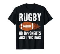 Rugby No Opponents Just Victims Athlete Rugby Player T-Shirt