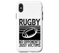 Rugby No Opponents Just Victims - Funny Rugby Player Team Case for iPhone X/XS