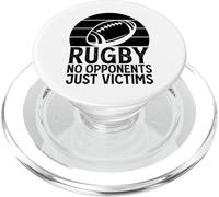Rugby No Opponents Just Victims - Funny Rugby Player Team PopSockets PopGrip for MagSafe